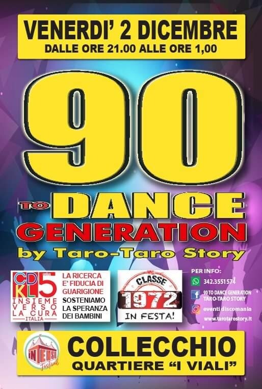A INTENSO FESTIVAL COLLECCHIO 2022  SI BALLA CON 90 TO DANCE GENERATION by TARO-TARO STORY