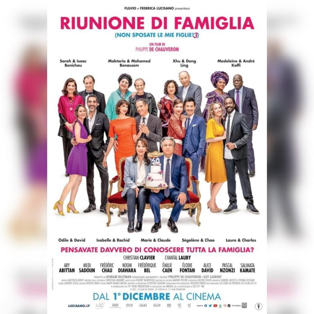 RIUNIONE DI FAMIGLIA-(Non sposate le mie figlie 3)   al cinema D'Azeglio di Parma