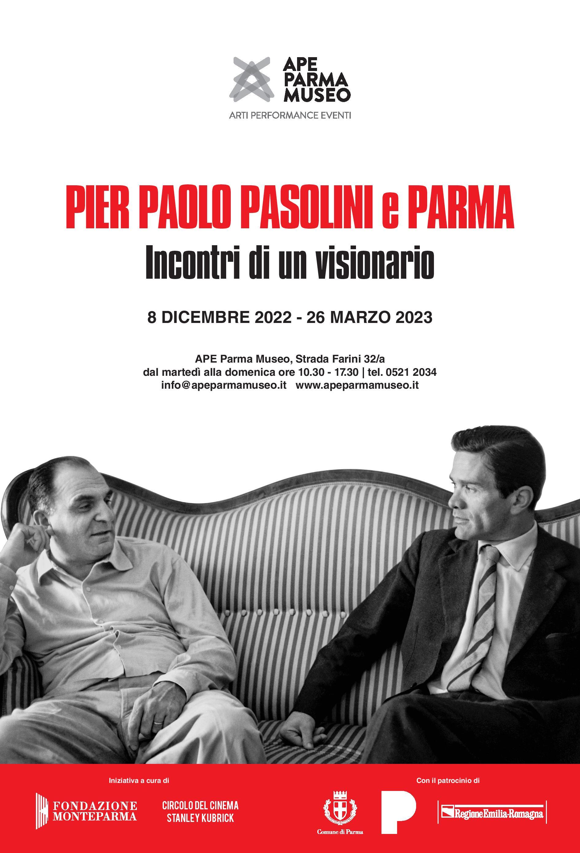 Gli incontri di un visionario: il legame tra Pier Paolo Pasolini e Parma in una mostra inedita - APE Parma Museo