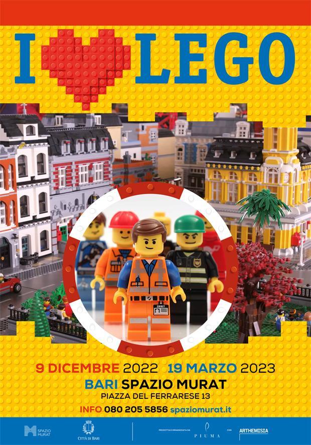 "I LOVE LEGO"  allo Spazio Murat di Bari