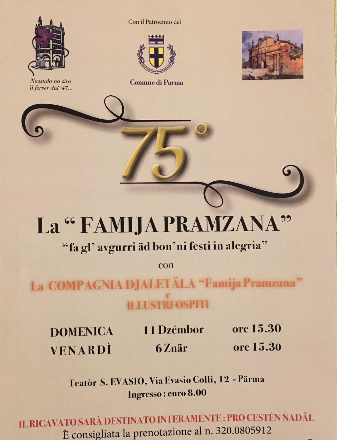 75° della Famija Pramzana