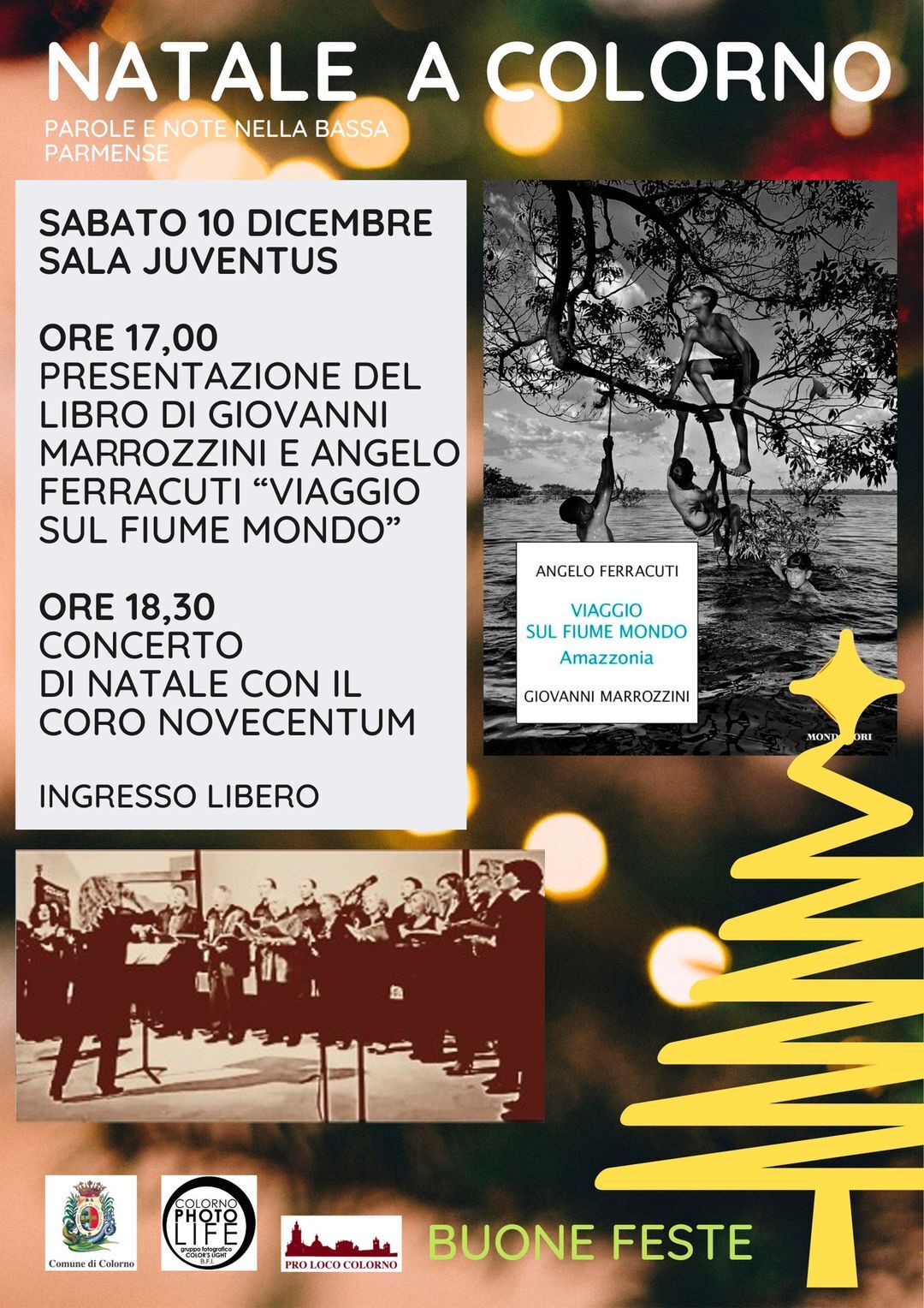 Natale a Colorno: incontro con il fotografo Giovanni Marrozzini e concerto