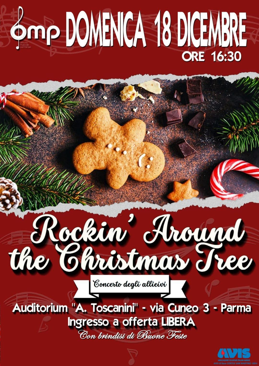 Concerto di Natale "Rockin Around the Christmas Tree " in collaborazione con Avis San Martino