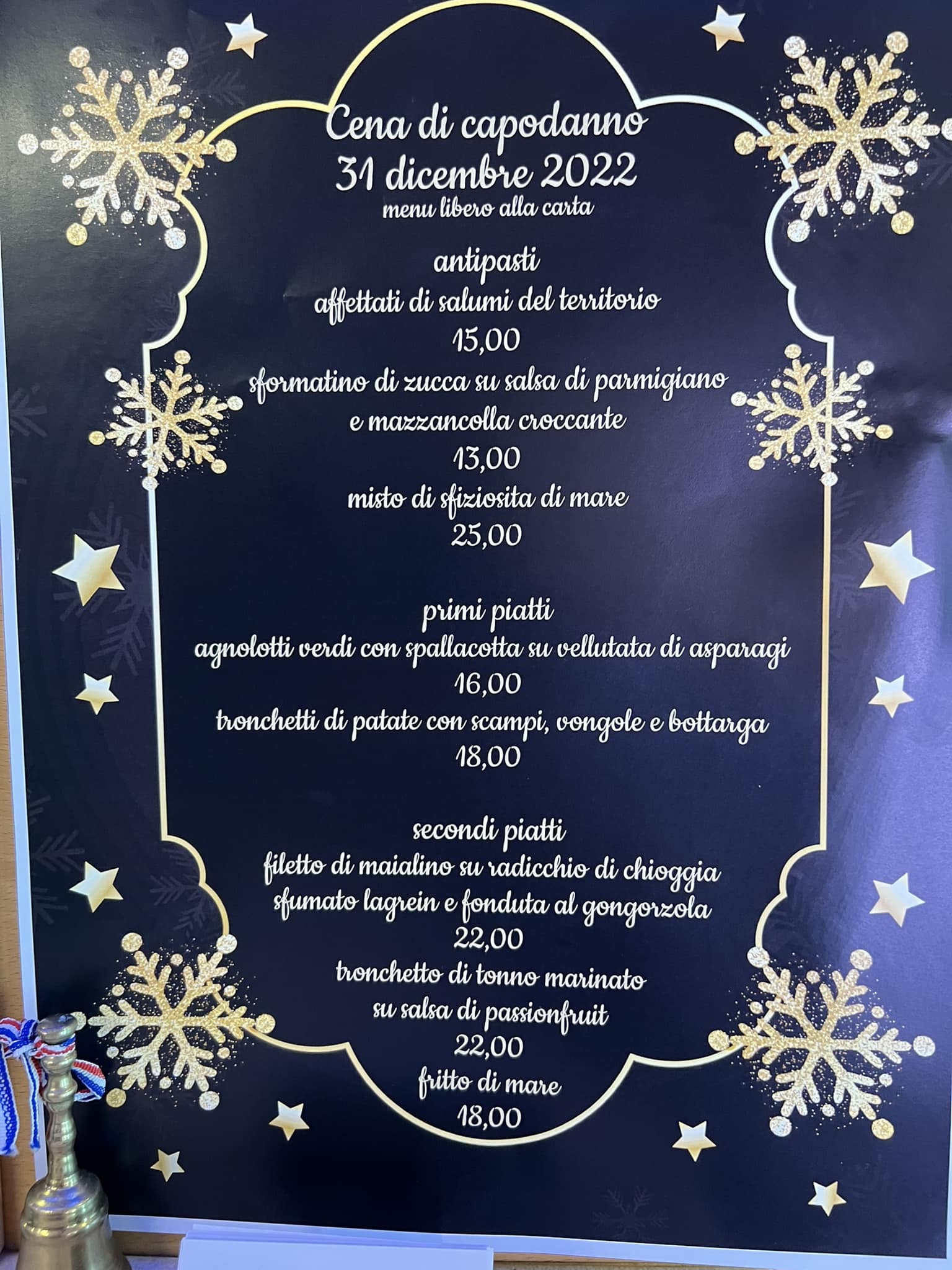 Cena di Capodanno al Ristorante Pizzeria "I Monelli"
