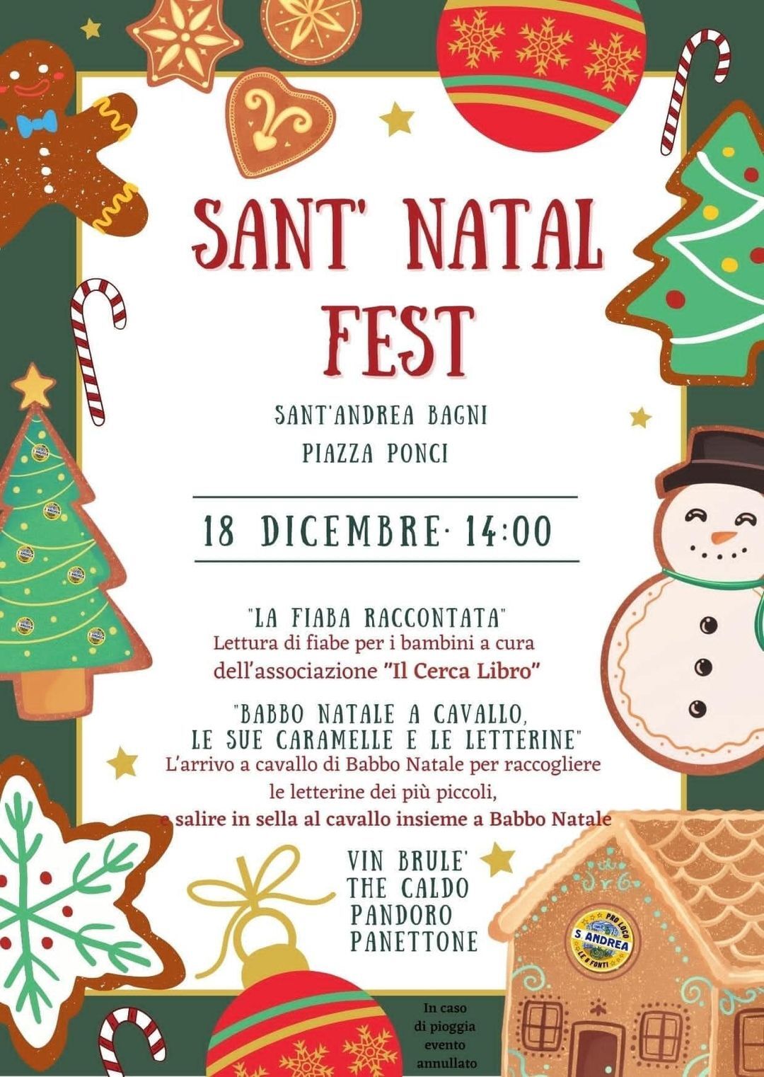 “SANT’ NATAL FEST” a S.Andrea Bagni