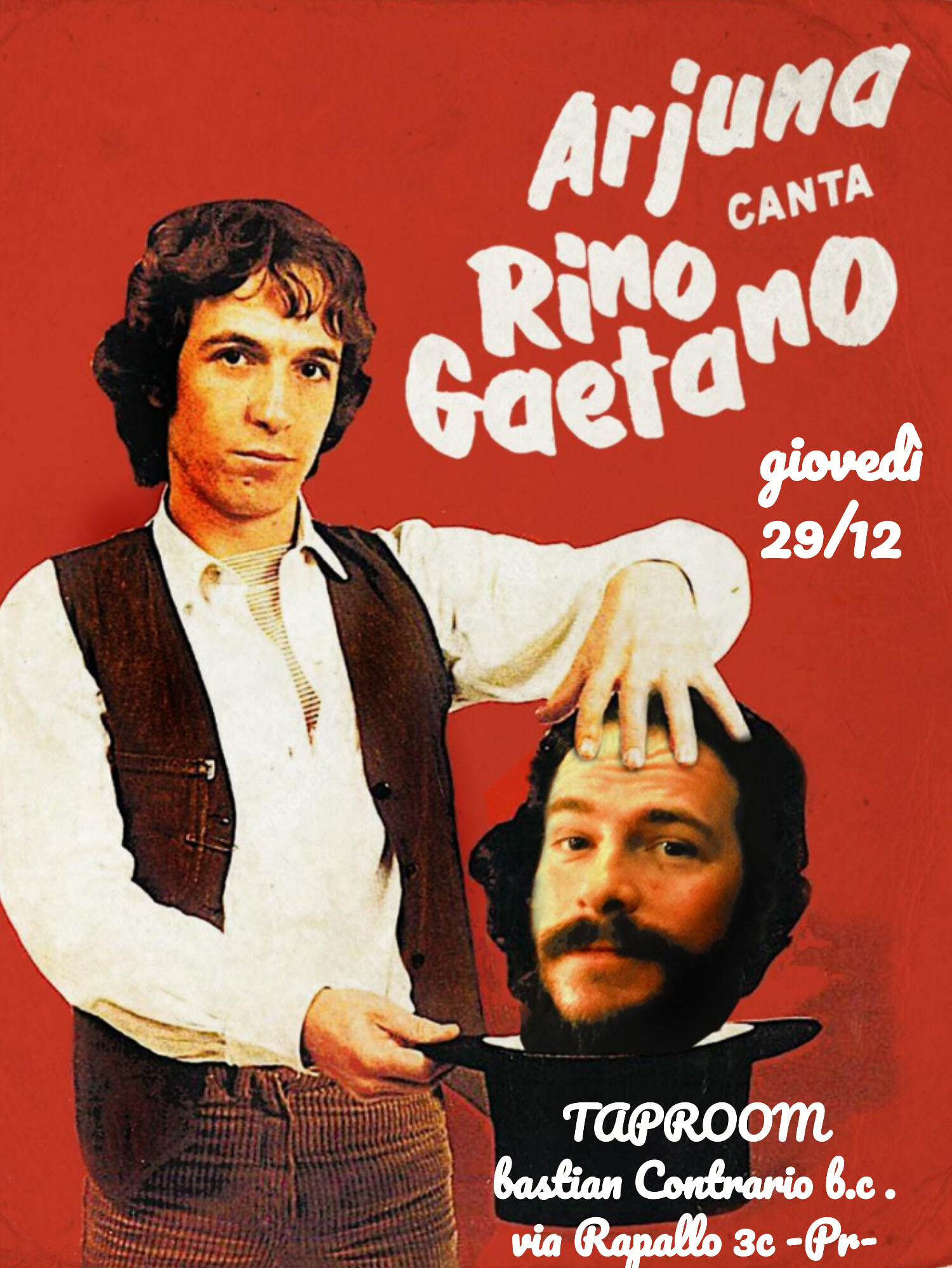 Al  Bastian Contrario Brewing Company giovedì è live music: Arjuna in Rino Gaetano