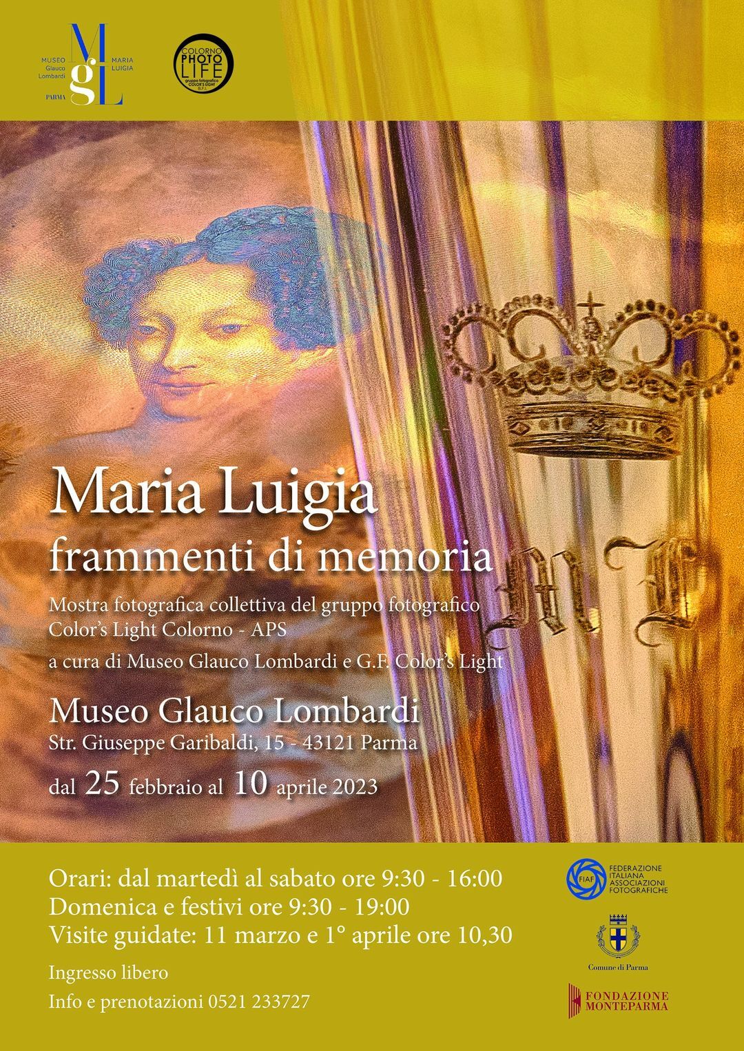 "Maria Luigia, frammenti di memoria": mostra fotografica  al Museo Glauco Lombardi