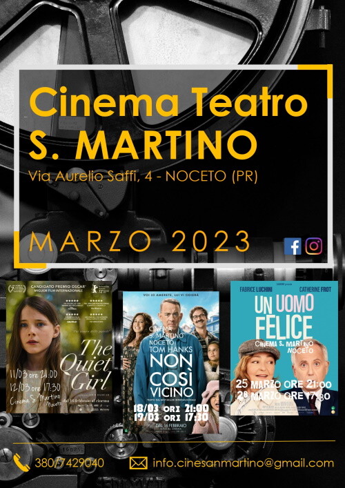 Programma marzo   del cinema San Martino a Noceto