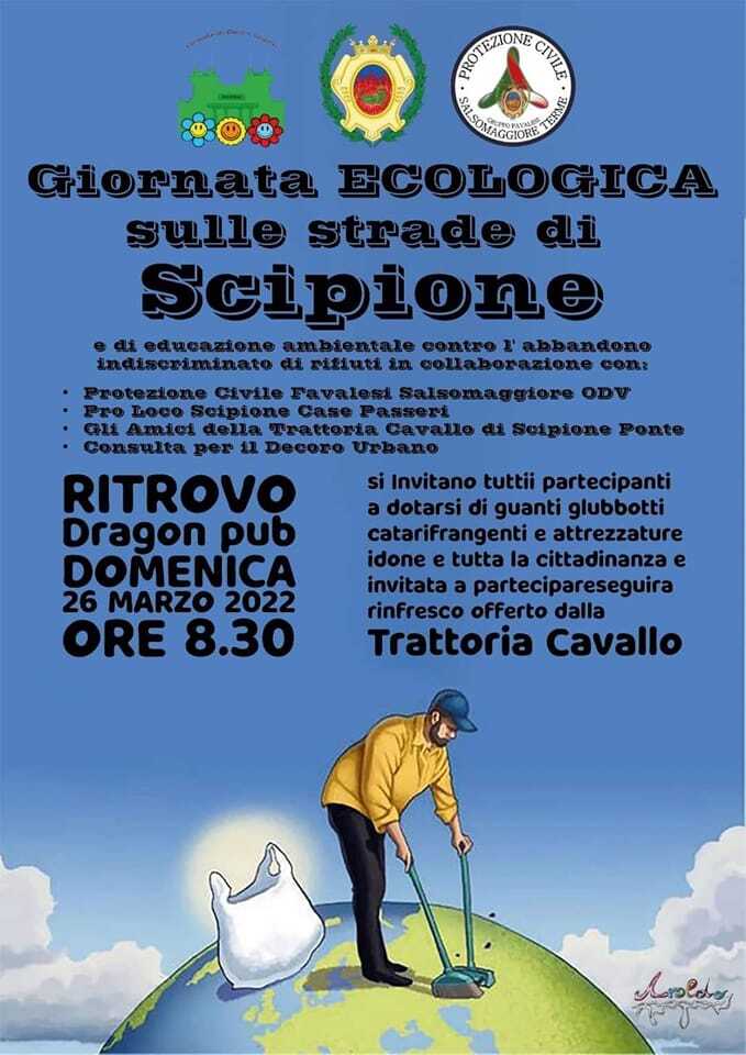Giornata ecologica sulla strada di Scipione