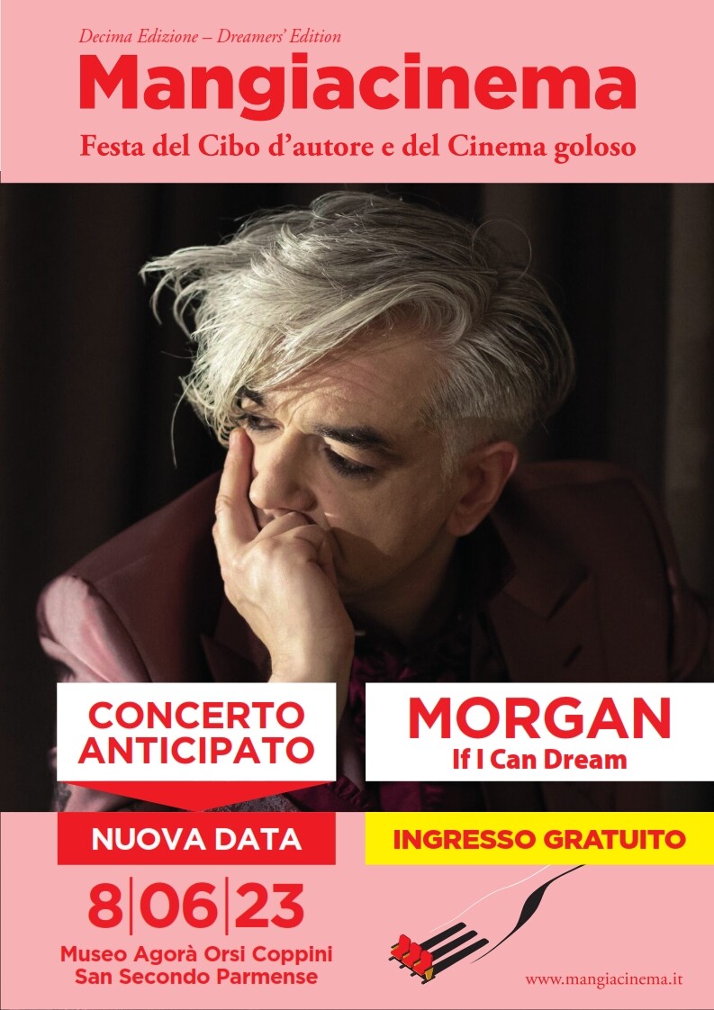 Mangiacinema 2023 concerto di Morgan "If I Can Dream"