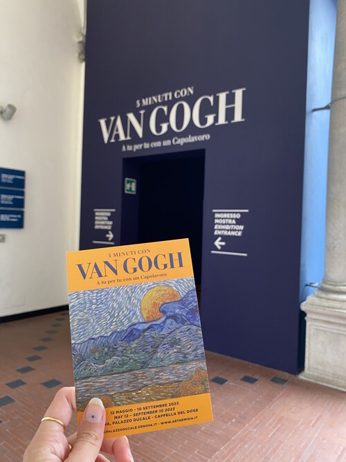 "Cinque minuti con Van Gogh" Palazzo Ducale, Genova, le impressioni di Maggie