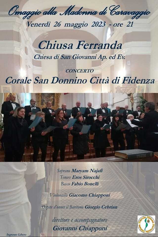 Corale San Donnino  in concerto a Chiusa Ferranda