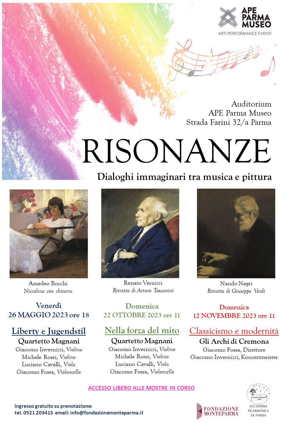 RISONANZE: Dialoghi immaginari tra musica e pittura all'APE Parma Museo