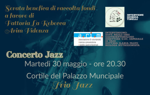 Concerto jazz benefico Il 30 maggio la serata di raccolta fondi a favore della Fattoria Rebecca organizzata da ARiM Fidenza