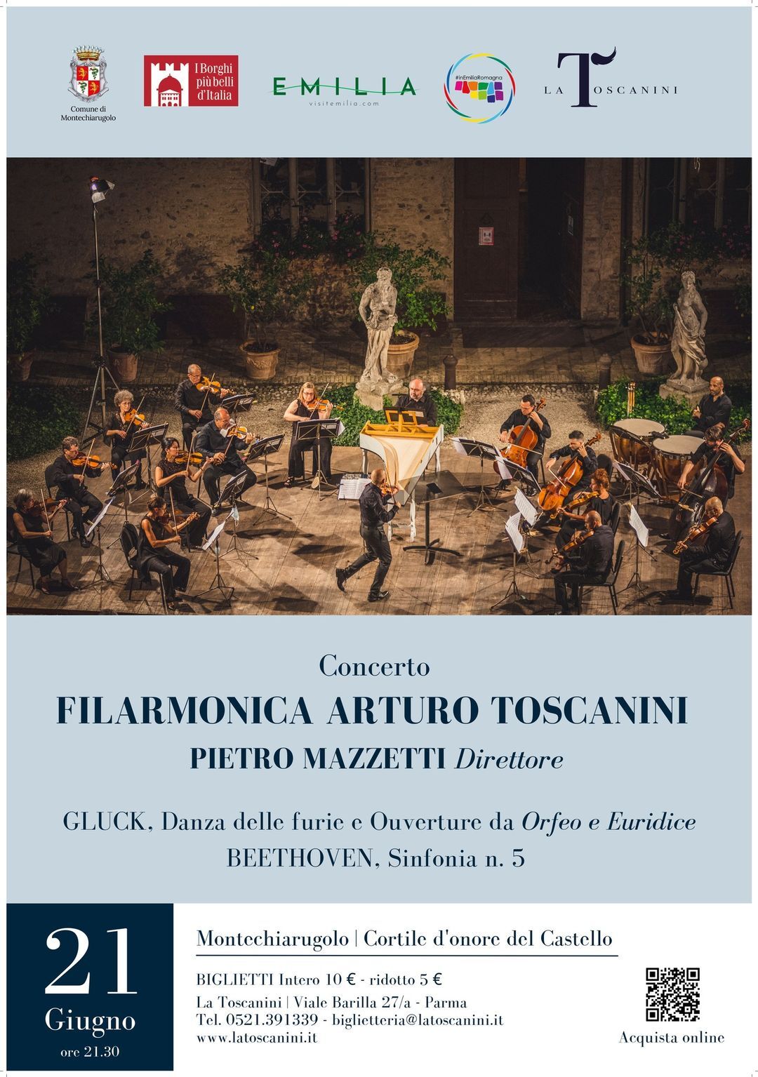 La Filarmonica Toscanini al castello di Montechiarugolo