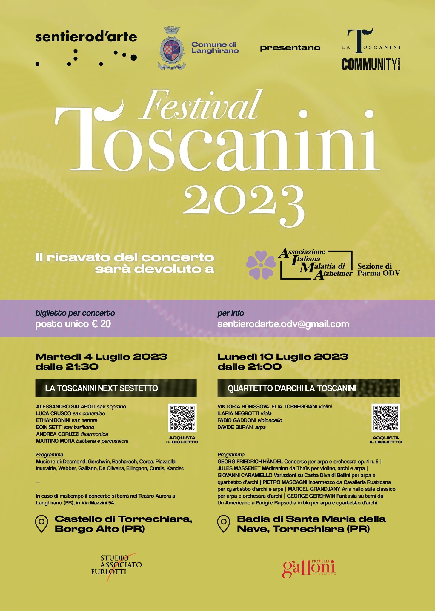 La grande musica torna protagonista a Torrechiara con La Toscanini!