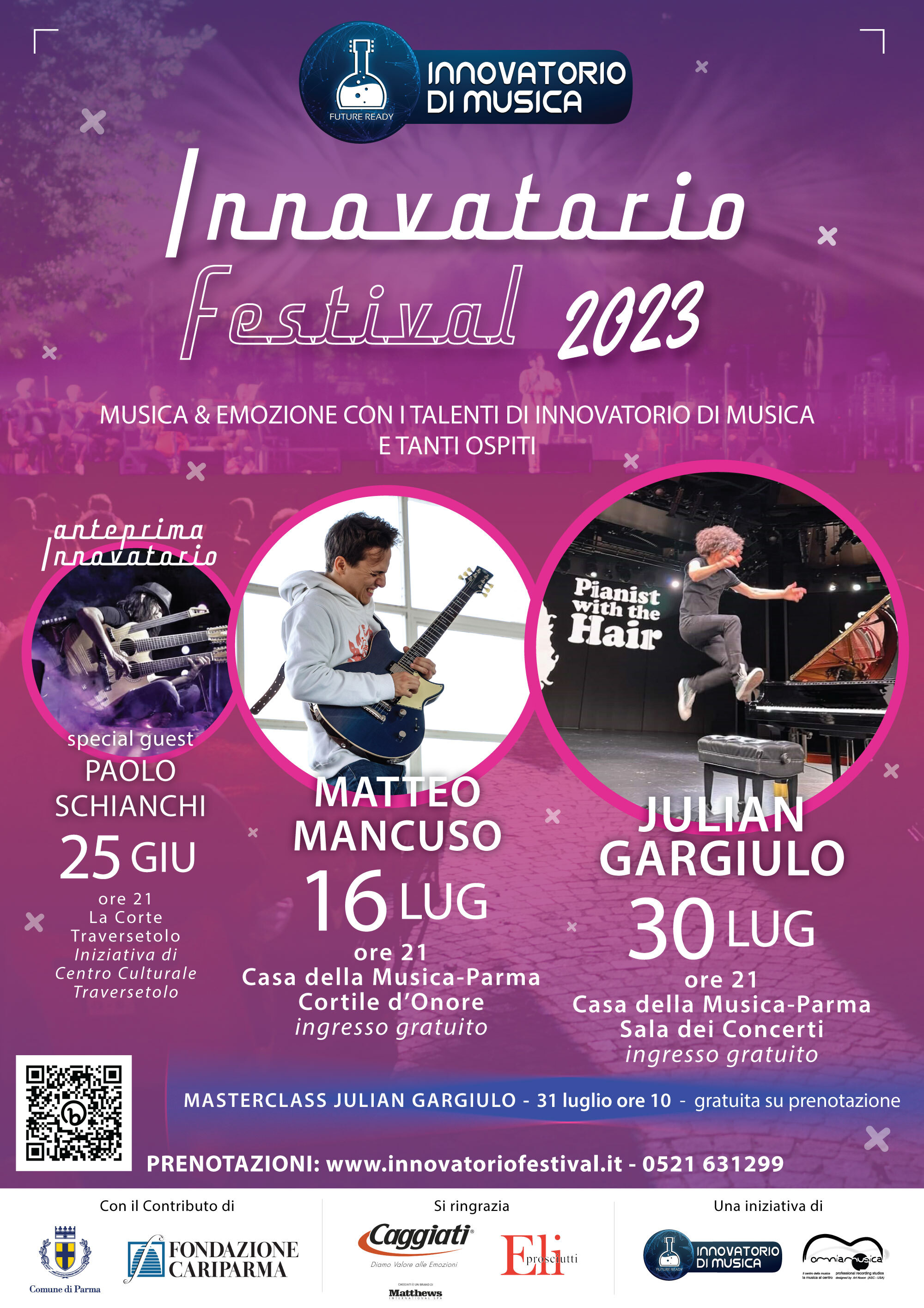Innovatorio Festival - 16 e 30 luglio alla Casa della Musica