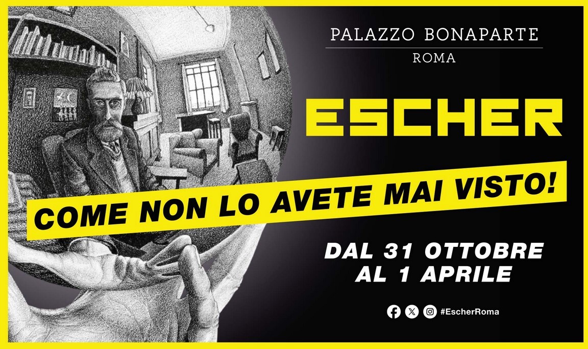 “ESCHER”, mostra a  Palazzo Bonaparte, Roma