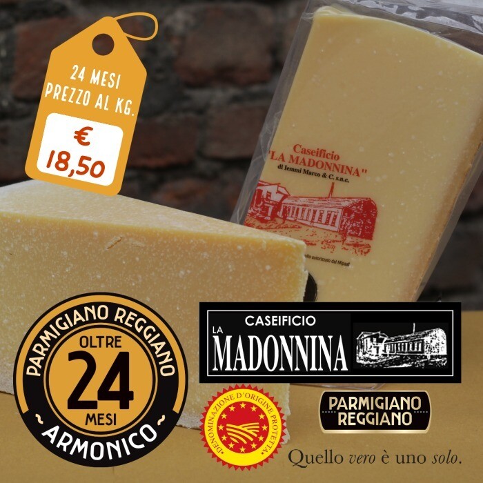 Caseificio La Madonnina! il nostro Parmigiano Reggiano stagionato 24 mesi in promozione