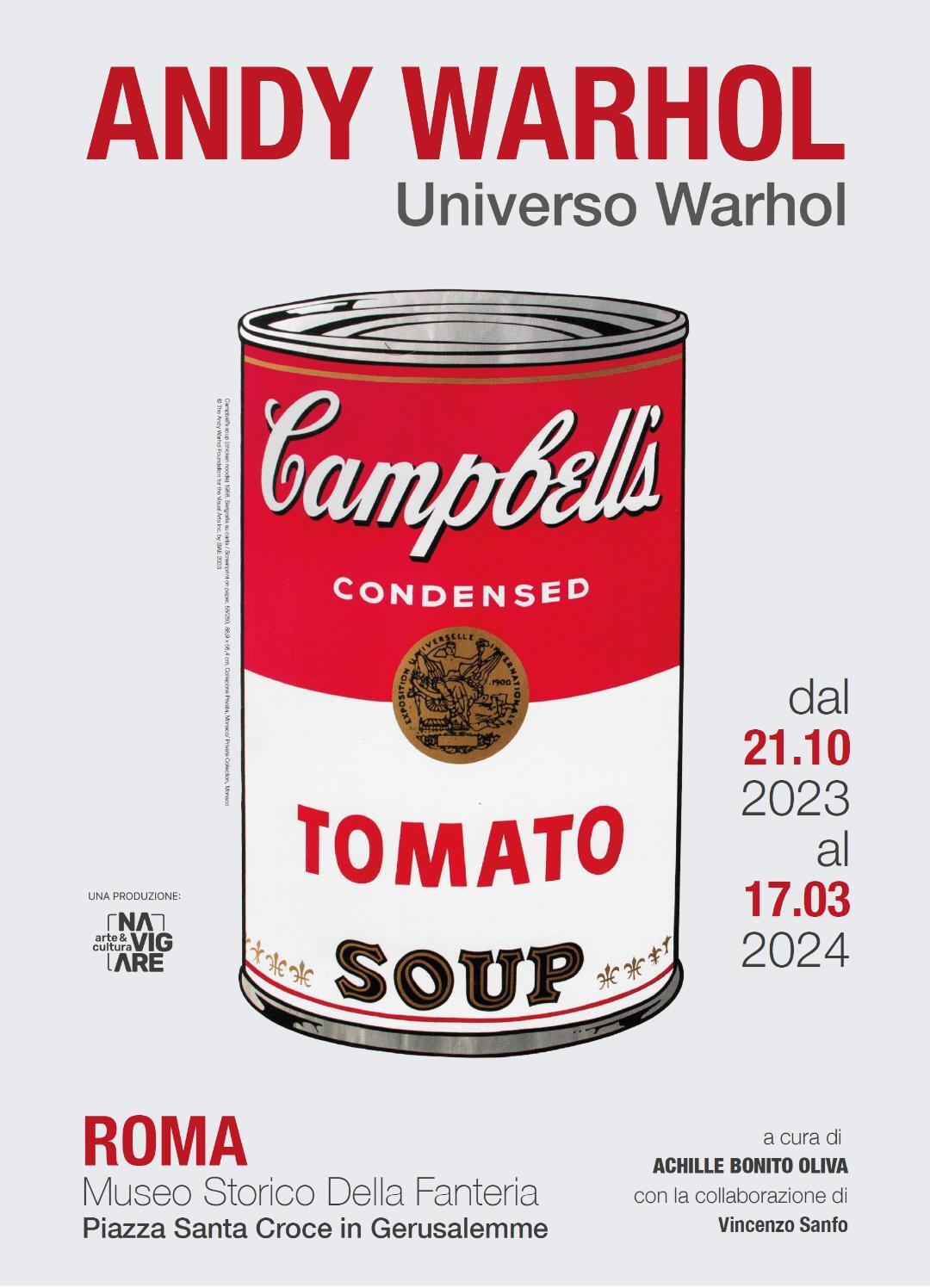 “Andy Warhol Universo Warhol” in mostra al Museo storico della fanteria  a Roma