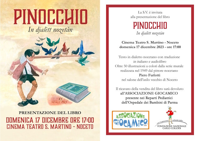 Presentazione del libro Pinocchio in dialett nozetan al Teatro Moruzzi