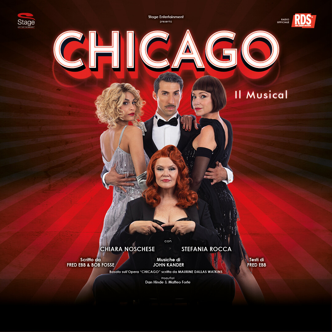 “Chicago – Il Musical”, con protagonista Stefania Rocca e la regia di Chiara Noschese,  in scena al Teatro Regio di Parma