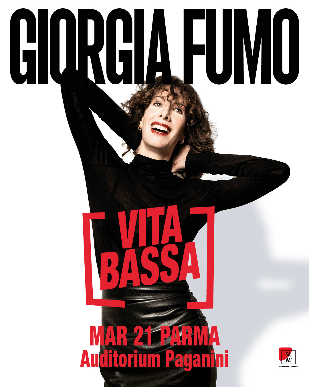 GIORGIA FUMO in Vita Bassa  a  Parma - Auditorium Paganini