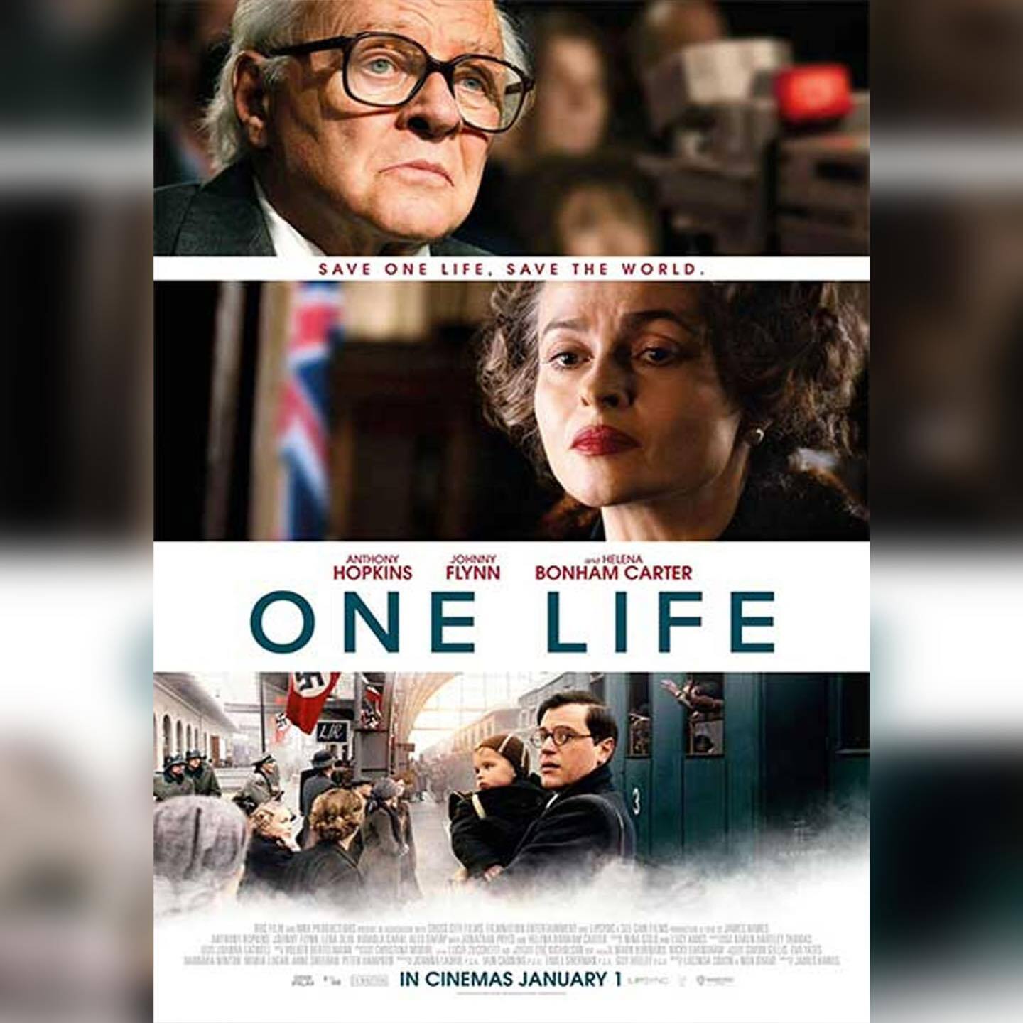 Al cinema Grand'Italia di Traversetolo ONE LIFE Regia: James Hawes  con Anthony Hopkins, Helena Bonham Carter, Johnny Flynn