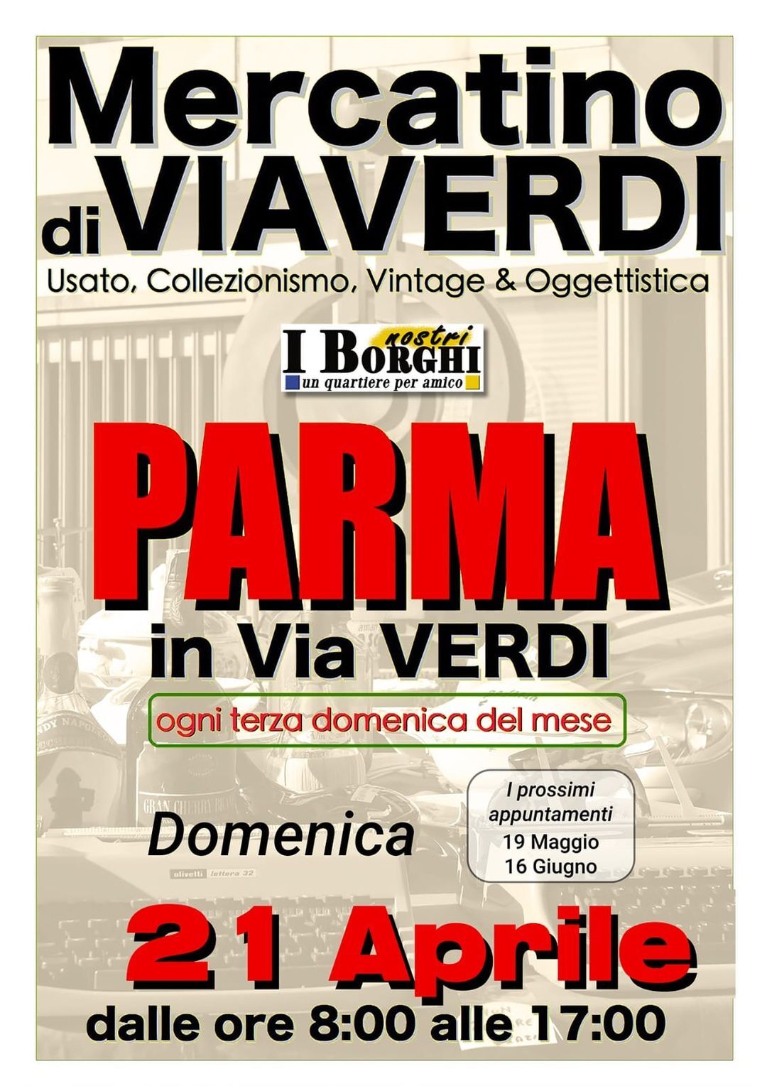 A Parma "Mercatino di Via Verdi"
