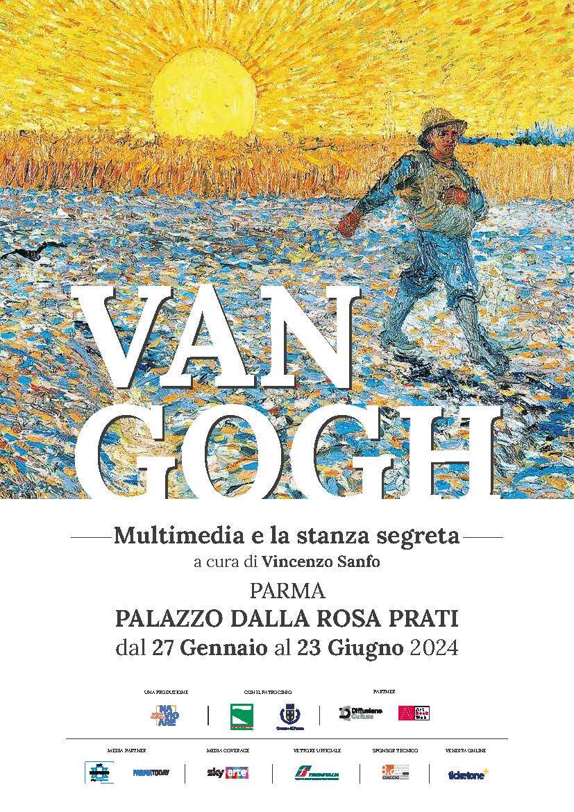Van Gogh Multimedia e la stanza segreta, mostra a Parma, Palazzo dalla Rosa Prati