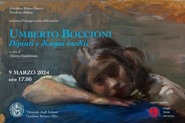 Umberto Boccioni dipinti e disegni inediti, mostra al Vittoriale a Gardone Riviera