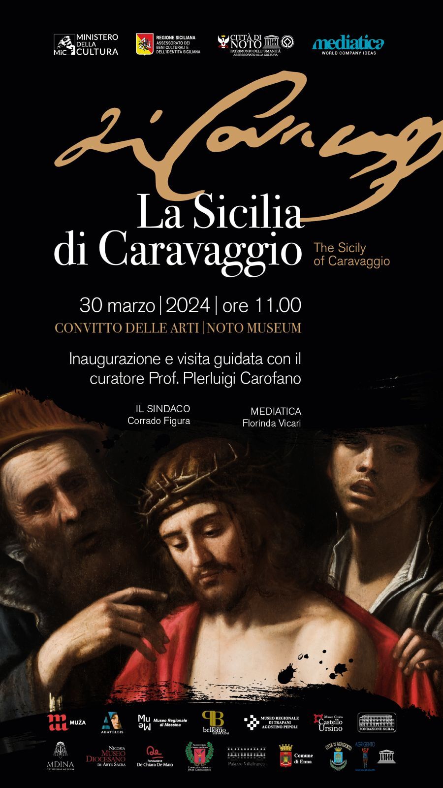 A Noto la mostra “La Sicilia di Caravaggio”  In esposizione l’opera del San Giovannino alla fonte