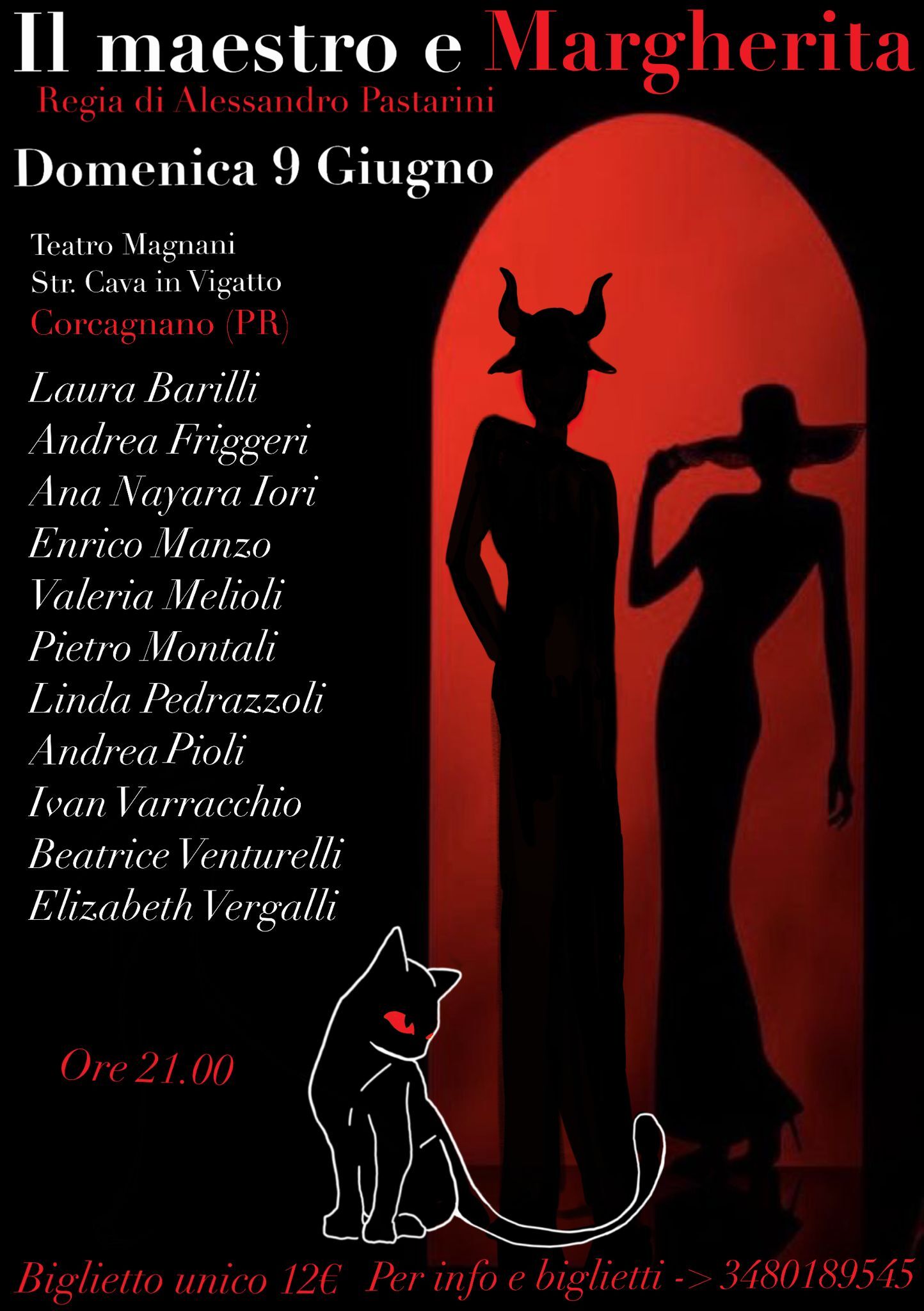 Al Teatro Ennio Magliani " Il maestro e Margherita"