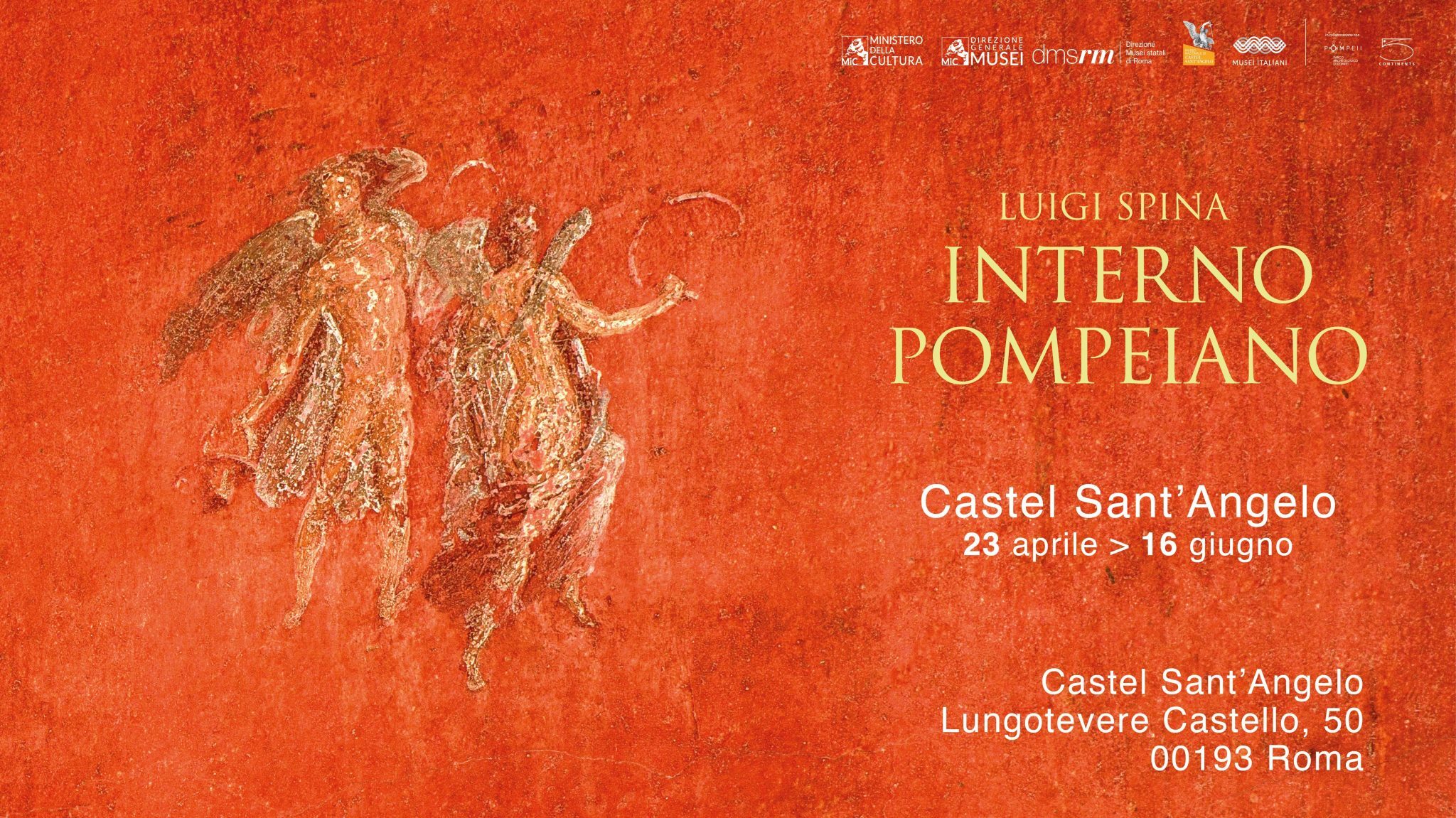Castel Sant’Angelo ospita la prima grande mostra dedicata al progetto fotografico di Luigi Spina, Interno Pompeiano.