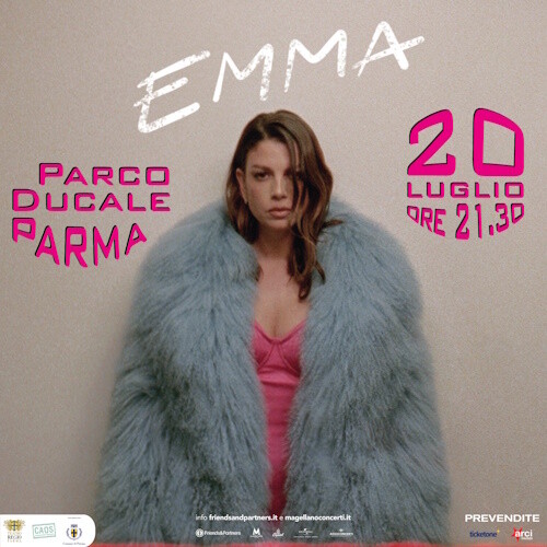EMMA  per SUMMERTIME Parma al Parco Ducale  2024