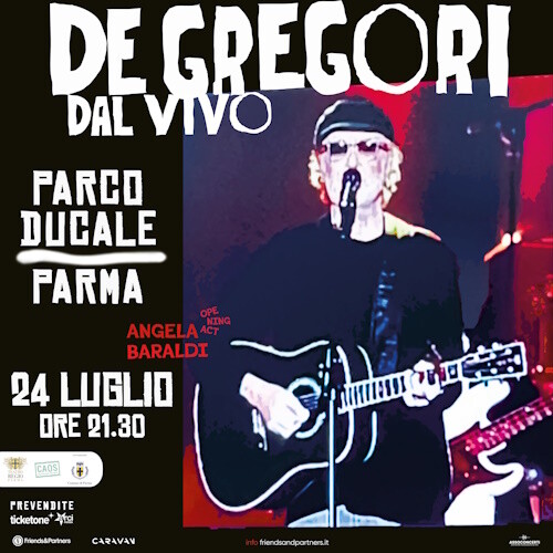 Francesco De Gregori per SUMMERTIME Parma al Parco Ducale  2024