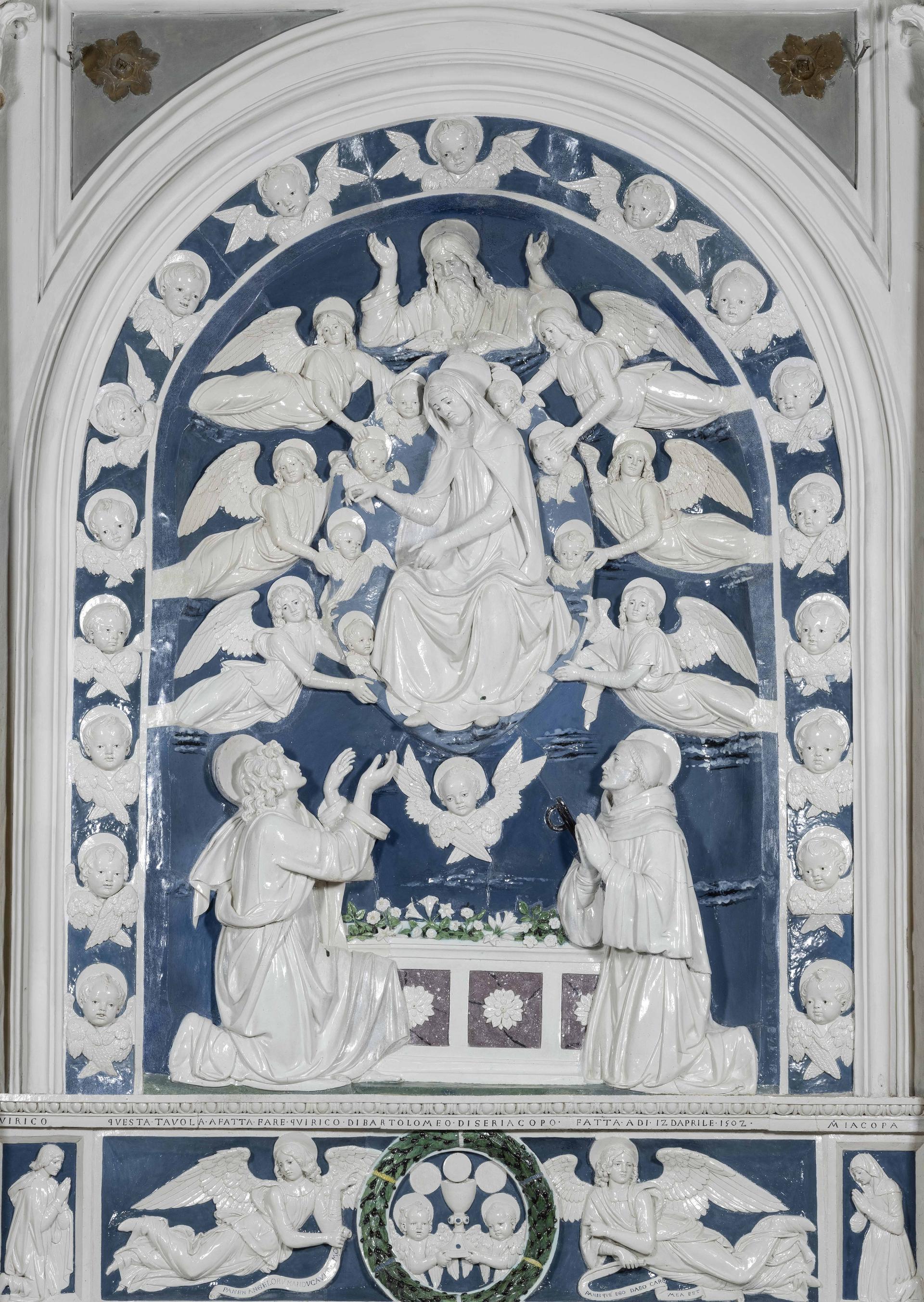 Il restauro della Madonna della Cintola di Andrea della Robbia  Foiano della Chiana (AR)
