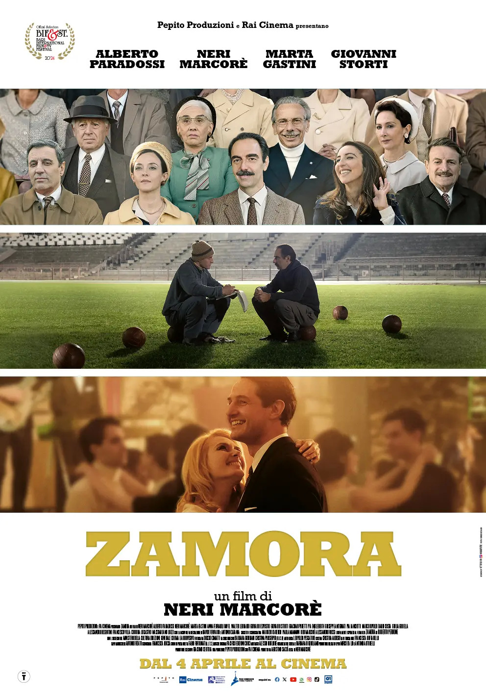 Zamora, opera prima alla regia di Neri Marcorè al Cinema Lux di Fornovo