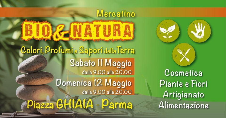 Mercatino Bio & natura in Piazza Ghiaia