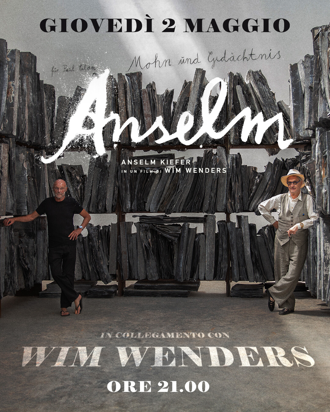 Al cinema Astra di Parma : ANSELM  Selezione Ufficiale al Festival di Cannes  di Wim Wenders.